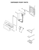 Dispenser front parts