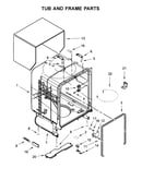 Tub and frame parts