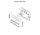 Whirlpool WFE525S0HW0 control panel parts diagram