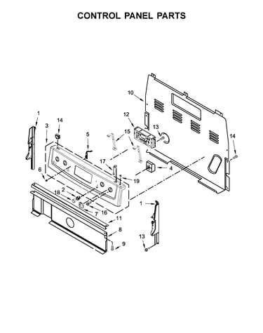 Control panel parts