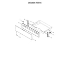 Whirlpool WFG525S0HD0 drawer parts diagram
