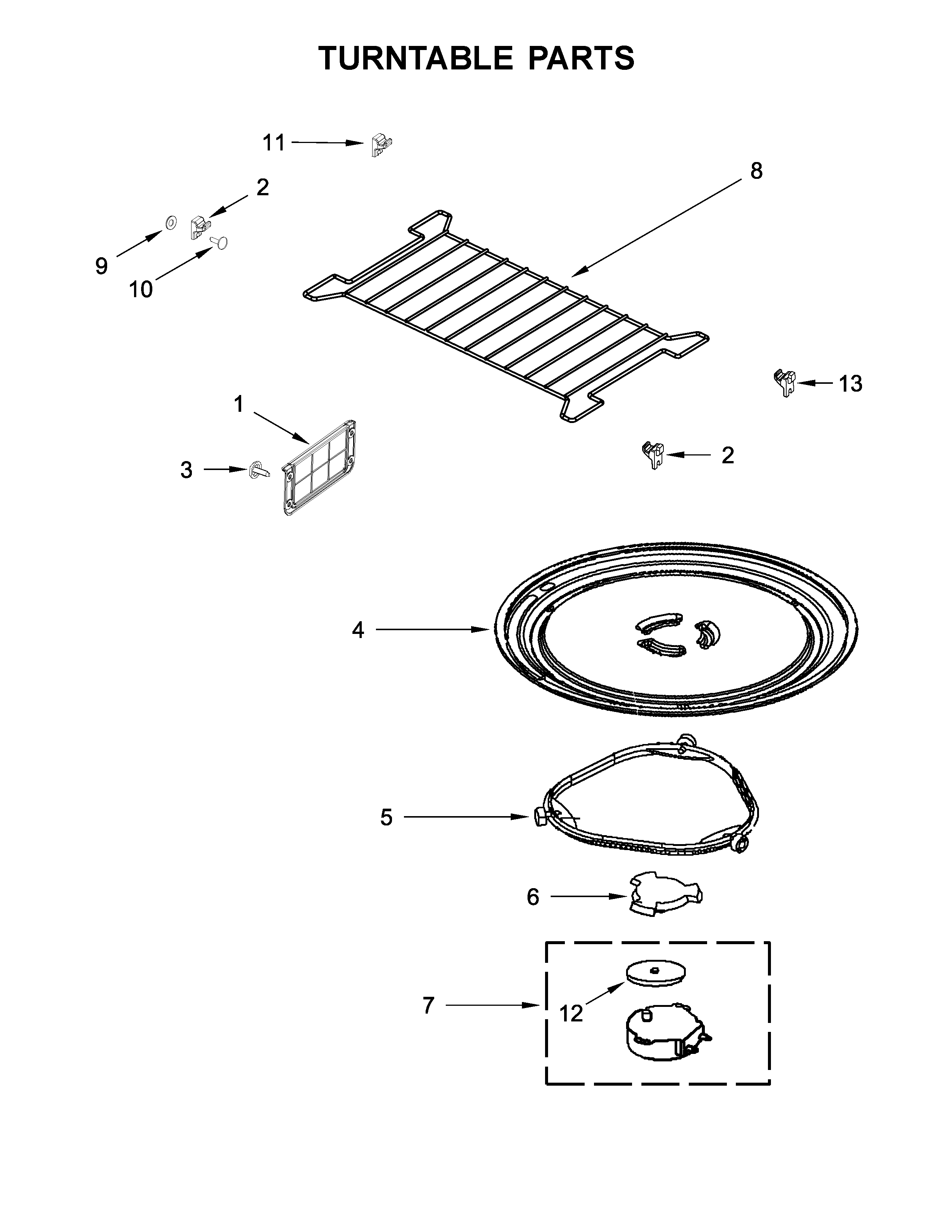 TURNTABLE PARTS