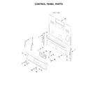Whirlpool YWFE540H0ES1 control panel parts diagram
