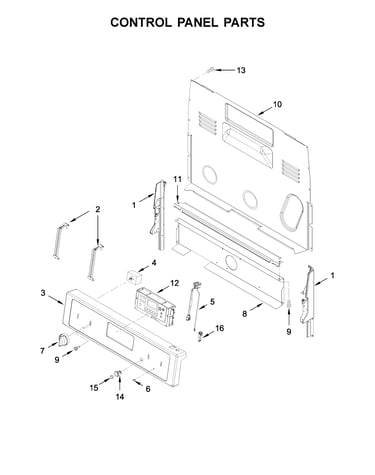 Control panel parts