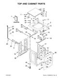 Top and cabinet parts