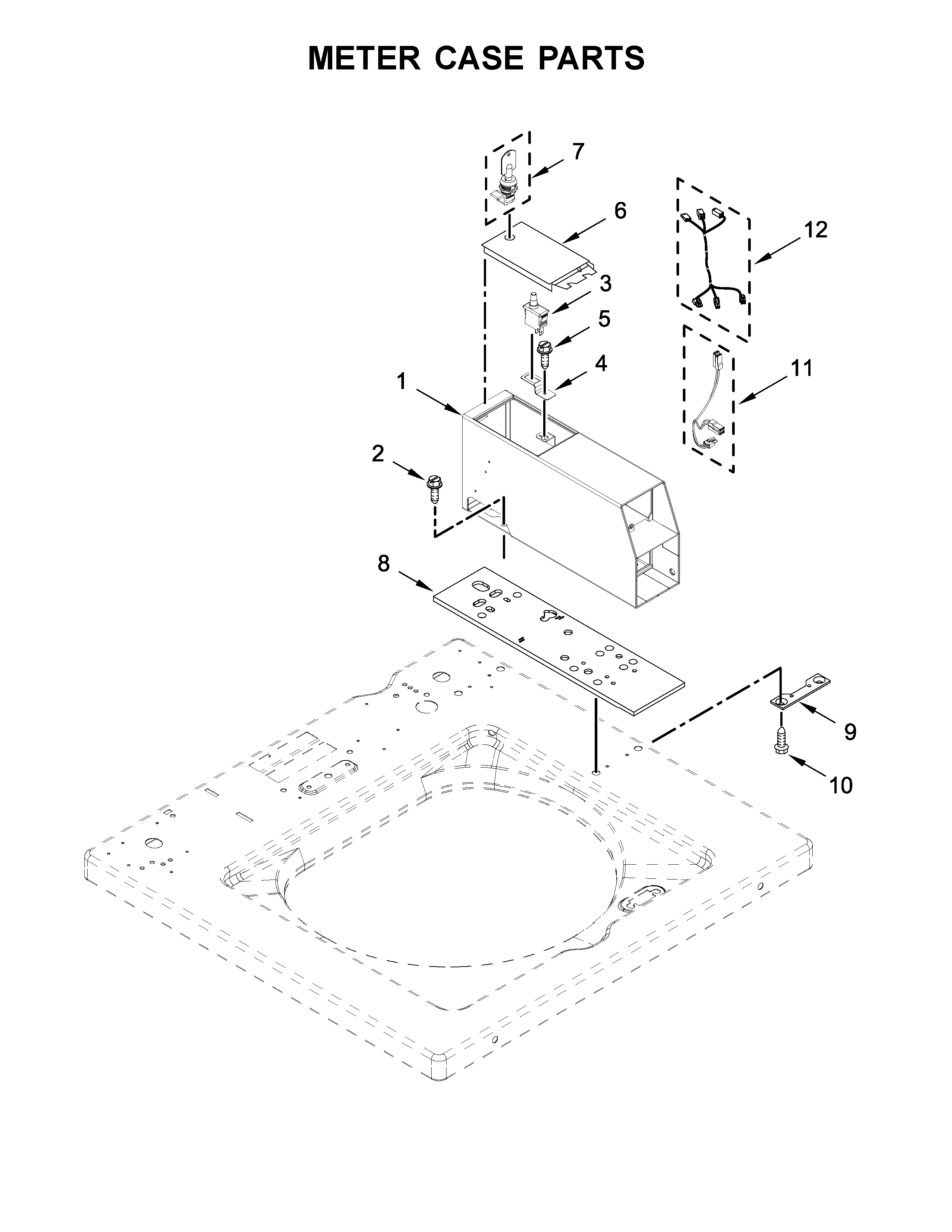 METER CASE PARTS