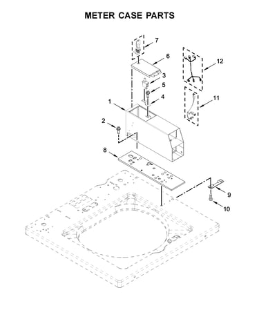 Meter case parts