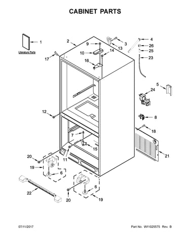 Cabinet parts