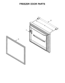 Freezer door parts