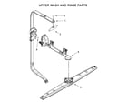 Amana ADB1500ADW4 upper wash and rinse parts diagram