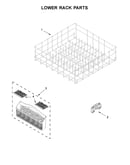 Lower rack parts