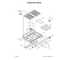 Maytag MGT8800FZ00 cooktop parts diagram