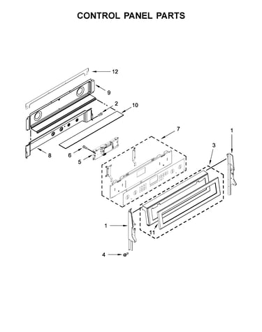 Control panel parts