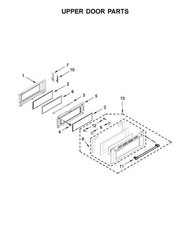 Upper door parts