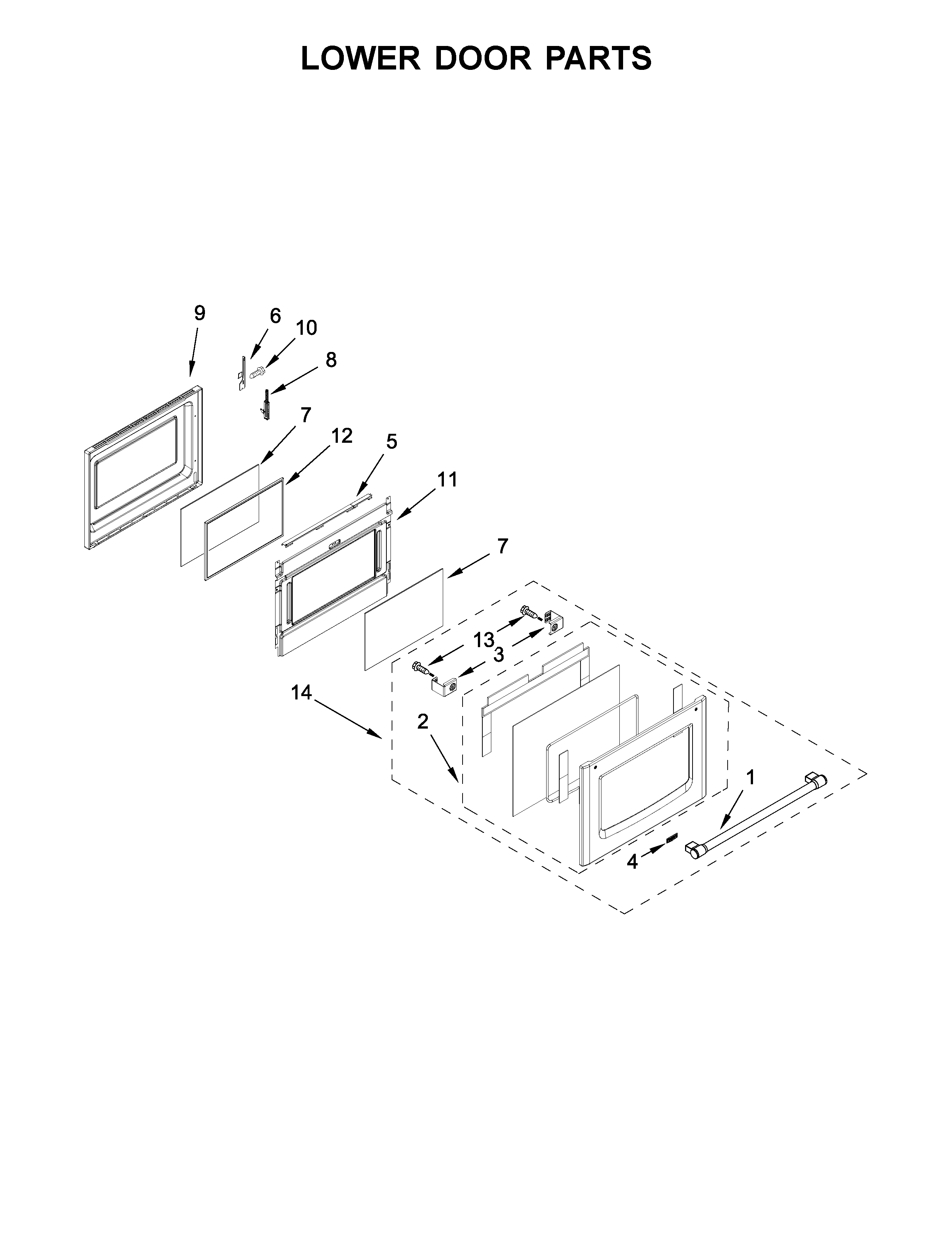 LOWER DOOR PARTS