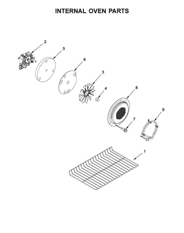 Internal oven parts