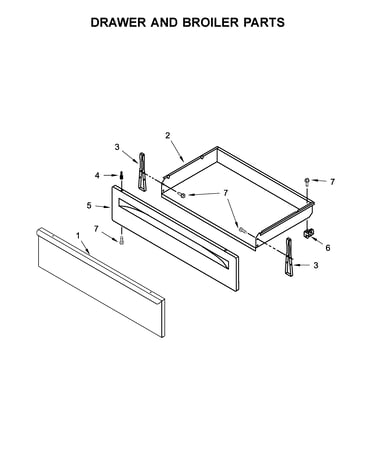 Drawer and broiler parts