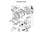 Maytag MEDB855DW4 bulkhead parts diagram