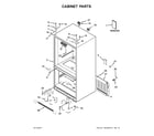 Whirlpool WRF535SWBW00 cabinet parts diagram