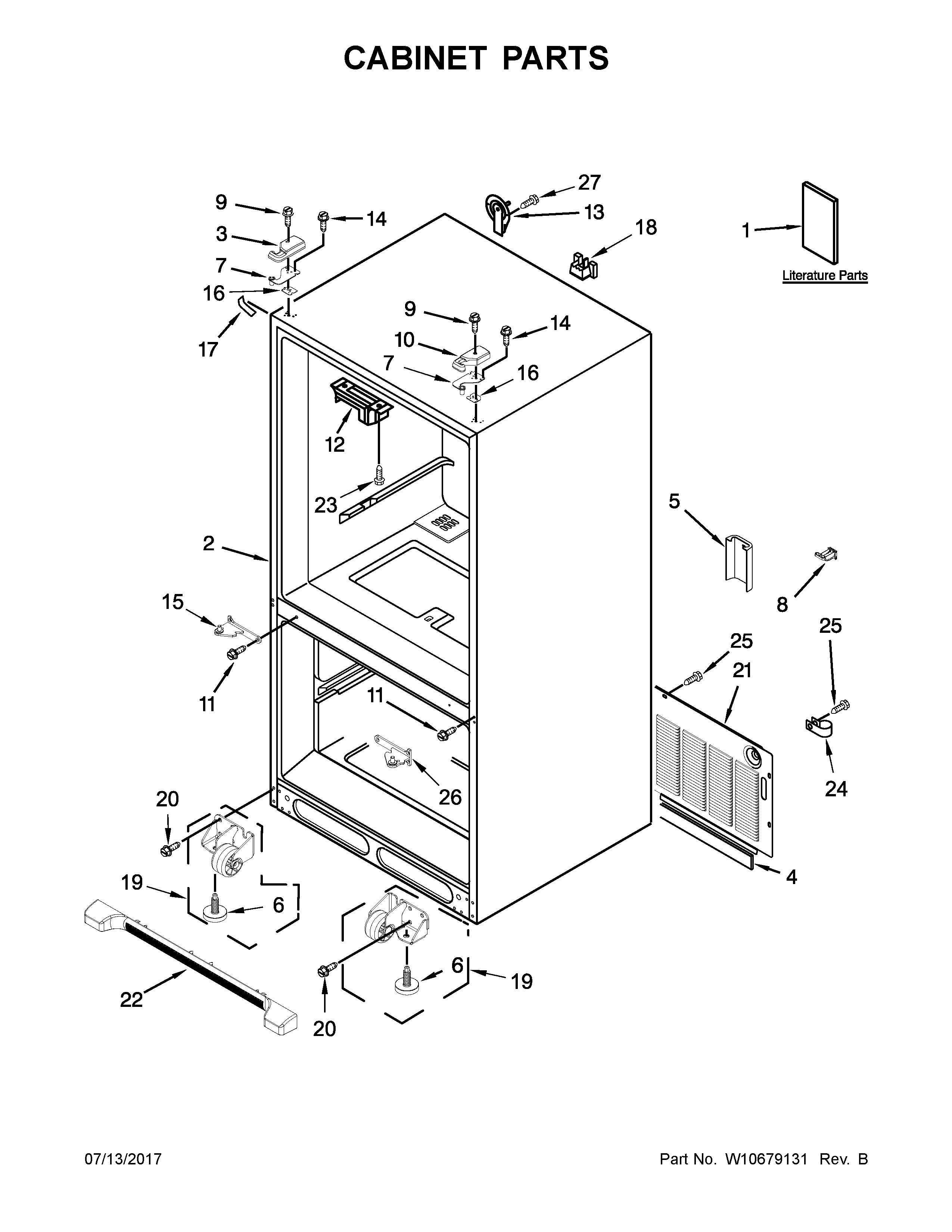 Cabinet parts