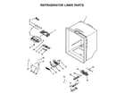 Whirlpool WRF535SWBW00 refrigerator liner parts diagram