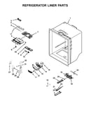 Refrigerator liner parts
