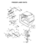 Freezer liner parts