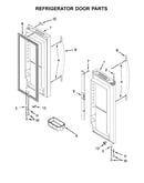 Refrigerator door parts