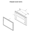 Freezer door parts