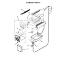 Whirlpool WRF535SWBW00 icemaker parts diagram