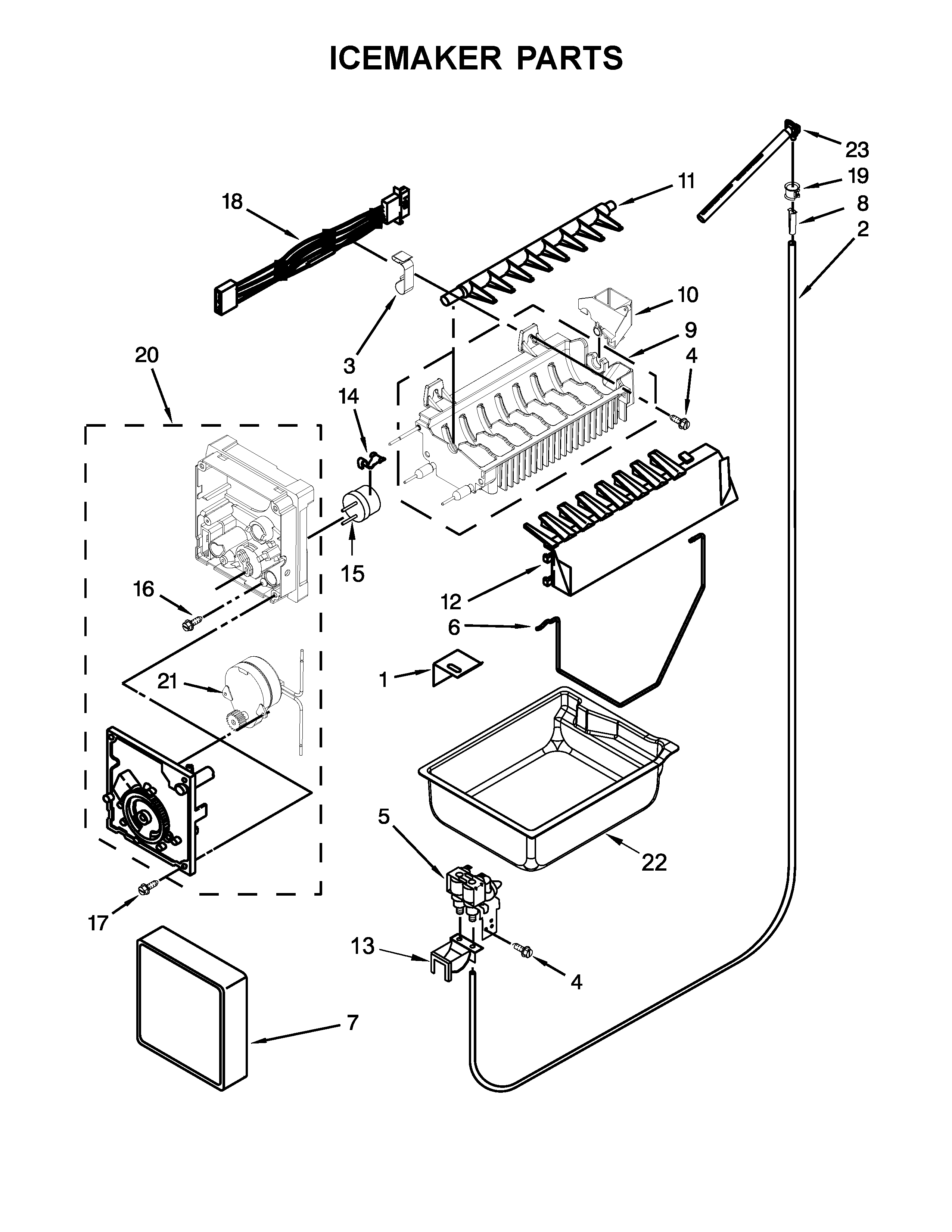 Icemaker parts