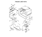 KitchenAid KRBL102ESS00 freezer liner parts diagram