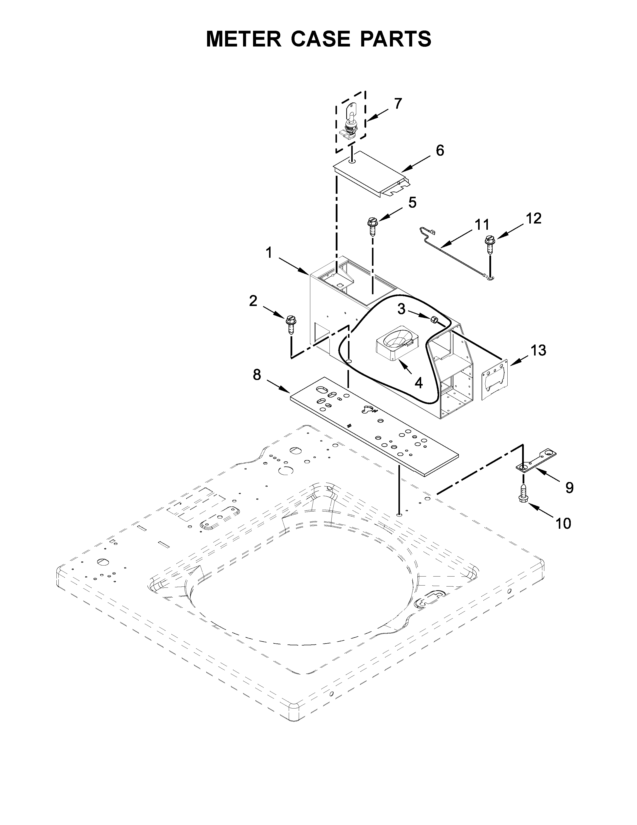 METER CASE PARTS