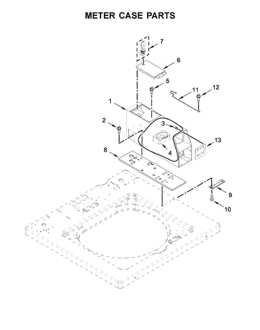 Meter case parts