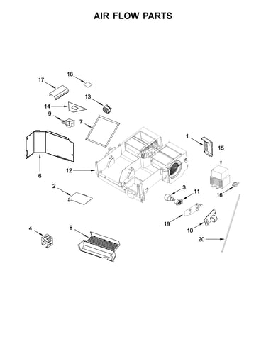 Air flow parts