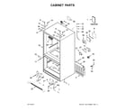 Whirlpool WRF540CWHZ00 cabinet parts diagram