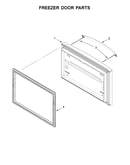 Freezer door parts