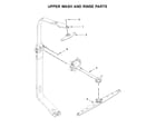 Whirlpool WDT710PAHB1 upper wash and rinse parts diagram