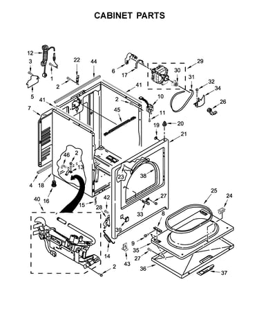 Cabinet parts