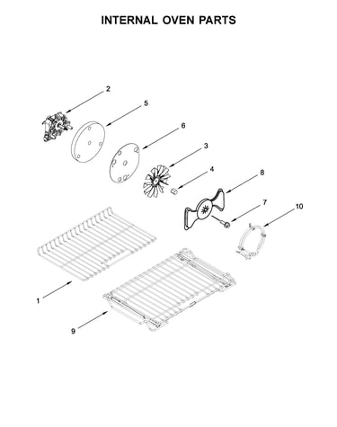 Internal oven parts