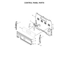 Whirlpool YWFE520S0FS1 control panel parts diagram