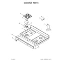 Amana AGR6603SFB0 cooktop parts diagram