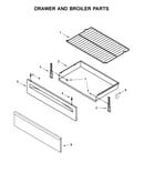 Drawer and broiler parts