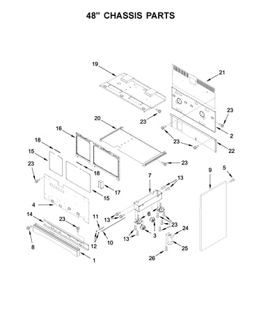 48" chassis parts