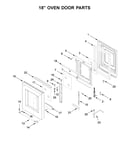 18" oven door parts
