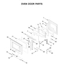 Oven door parts