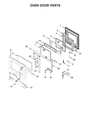 Oven door parts