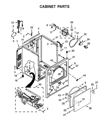 Cabinet parts