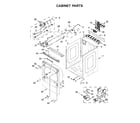 Maytag MEDB955FW0 cabinet parts diagram