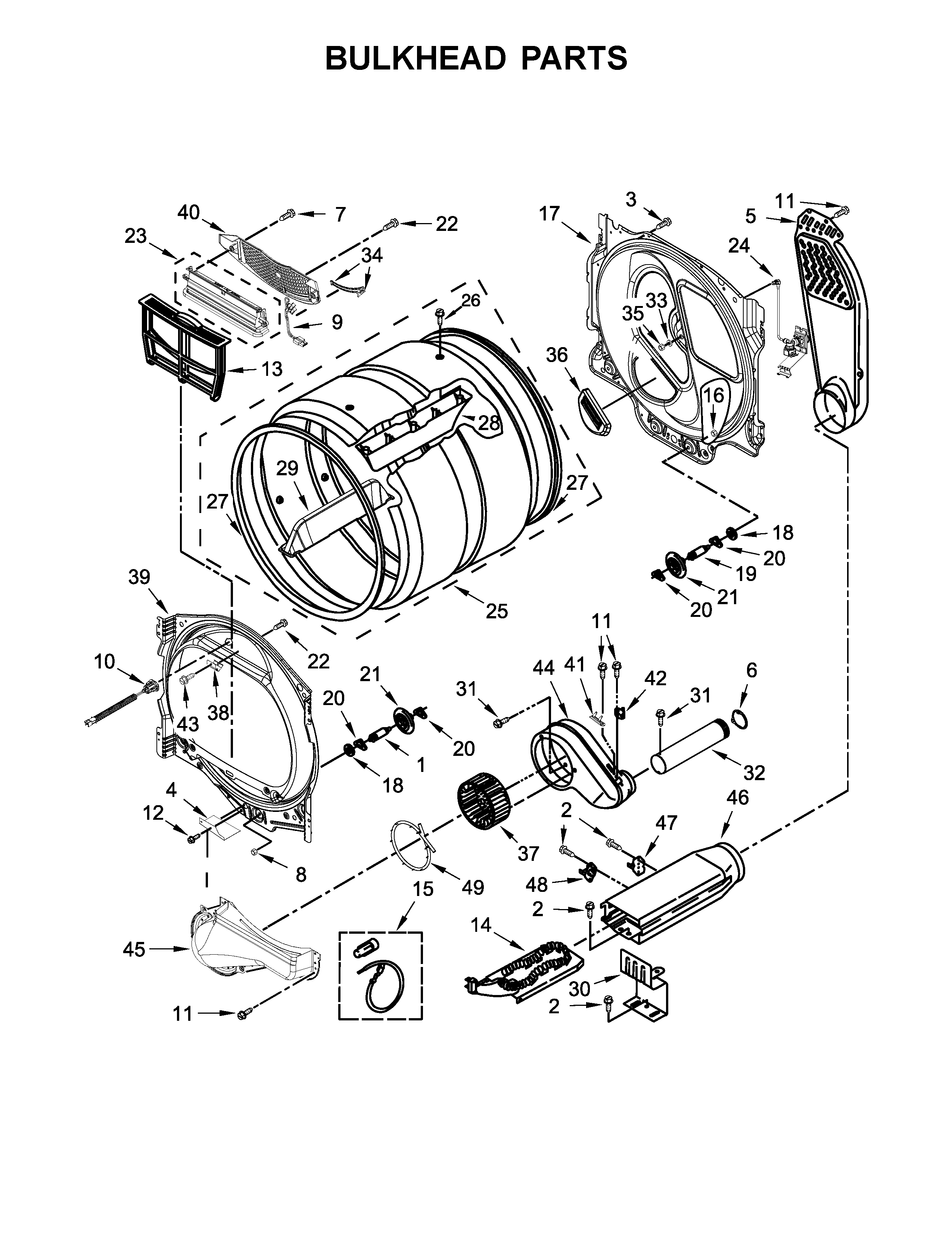 Bulkhead parts